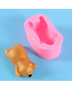 Молд силикон "Спящий мишка" 3х5х8,7 см арт. СМЛ-249615-1-СМЛ0009060424