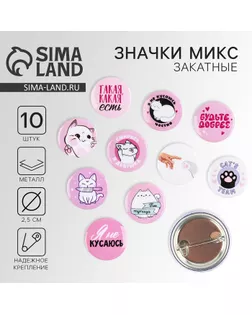 Значок металлический , закатной «Смирись я девушка», 25 мм, МИКС арт. СМЛ-250810-1-СМЛ0009240168