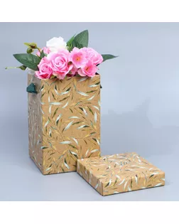 Коробка складная «Веточки», 14 х 23 см арт. СМЛ-251060-2-СМЛ0009262300