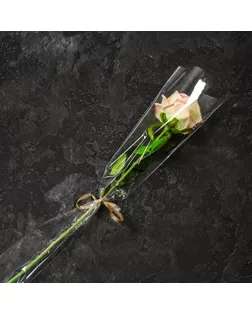 Пакет для цветов, конус, 5+15*80см, прозрачный арт. СМЛ-268445-1-СМЛ0009262329