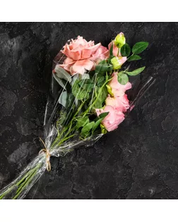 Пакет для цветов, конус, 5+20*35см, прозрачный арт. СМЛ-268446-1-СМЛ0009262332