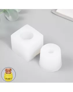 Молд силикон "Мишка в бочке мёда" 3х3,5х3,5 см арт. СМЛ-279579-1-СМЛ0009275768