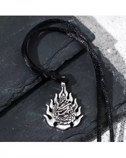 Кулон на тройной цепочке «Цветок розы», 100см арт. СМЛ-282191-1-СМЛ0009293315