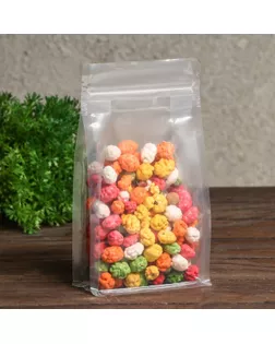 Пакет Zip-lock ПП, с плоским дном, прозрачный 12 х 22 см арт. СМЛ-251708-1-СМЛ0009302560