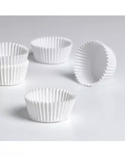 Форма для выпечки, белая 4 х 2,6 см арт. СМЛ-252029-1-СМЛ0009327086