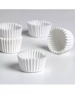 Форма для выпечки, белая 3 х 1,8 см арт. СМЛ-252030-1-СМЛ0009327087