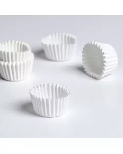 Форма для выпечки, белая 2,5 х 1,6 см арт. СМЛ-252036-1-СМЛ0009327093