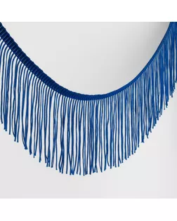 Тесьма декоративная «Бахрома», 10 см, 5 ± 0,5 м, цвет ультрамарин арт. СМЛ-212304-14-СМЛ0009351036