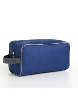 Косметичка дорожная на молнии, с ручкой, цвет синий арт. СМЛ-252830-2-СМЛ0009404062