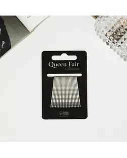 Невидимка для волос «Классика» (набор 20 шт) рельеф, 5 см, блеск арт. СМЛ-270258-1-СМЛ0009447730