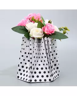 Аквабокс для цветов «Горох», 18 х 18 х 18 см арт. СМЛ-274394-1-СМЛ0009459671