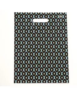 Пакет "Геометрия", полиэтиленовый с вырубной ручкой, 40х31 см, 60 мкм арт. СМЛ-253899-1-СМЛ0009489594