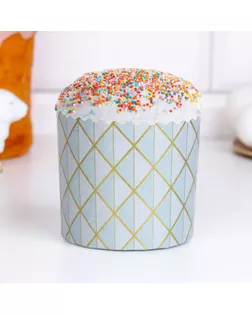 Форма бумажная для кекса, маффинов и кулича «Оригами», 90×90 мм арт. СМЛ-275362-1-СМЛ0009498761