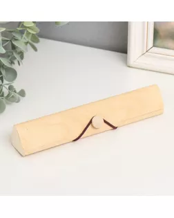 Шкатулка дерево под роспись треугольник "Тонкий лист" 19х3,4х3,4 см арт. СМЛ-279824-1-СМЛ0009516816