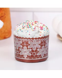 Форма бумажная для кекса, маффинов и кулича "Кружево" 60х45мм,  (фасовка 4000 шт) МИКС арт. СМЛ-254918-1-СМЛ0009574888