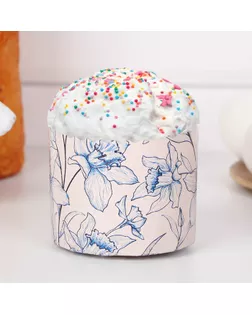 Форма бумажная для кекса, маффинов и кулича "Фарфор" 70х60мм,  (фасовка 2000 шт) МИКС арт. СМЛ-276573-1-СМЛ0009574890