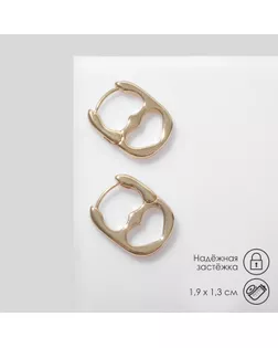 Серьги металл «Сердце» ключ, цвет золото арт. СМЛ-269795-2-СМЛ0009603751