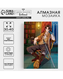 Алмазная мозаика с частичным заполнением на холсте «Незнакомец», 30 х 40 см арт. СМЛ-255431-1-СМЛ0009605285