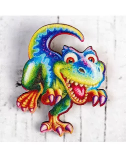 Деревянный значок «Тираннозавр» арт. СМЛ-274694-1-СМЛ0009622217