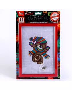 Вышивка крестиком на канве, серия CROSS STITCH «Весёлый мишка» арт. СМЛ-273641-1-СМЛ0009645574