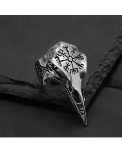 Кольцо «Коготь» череп хищника, цвет чернёное серебро, безразмерное арт. СМЛ-264672-1-СМЛ0009669465
