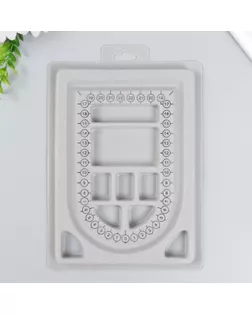 Доска-органайзер для бисероплетения и изготовления изделий из бусин 15,8х23х1,3 см арт. СМЛ-264830-1-СМЛ0009687490