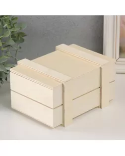 Шкатулка дерево под роспись "Ящичек" без замка 17х12,5х9,5 см арт. СМЛ-257793-1-СМЛ0009703475