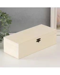 Шкатулка дерево под роспись "Прямоугольная" замок пряжка 26х11х8 см арт. СМЛ-263702-1-СМЛ0009703477