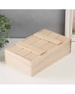 Шкатулка дерево под роспись "Ящик" без замка 25х15х7 см арт. СМЛ-257797-1-СМЛ0009703483