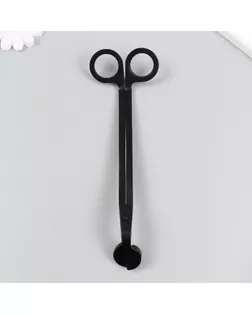 Ножницы для свечей нержавеющая сталь чёрные 18х6 см арт. СМЛ-258582-1-СМЛ0009735621