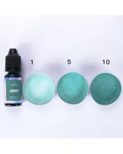 Краска (пигмент) для воска "Зеленый" 10 мл арт. СМЛ-258906-1-СМЛ0009759473