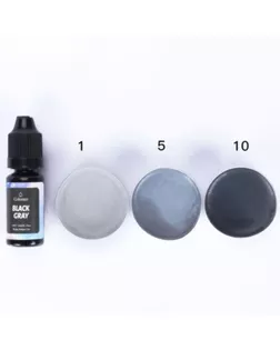 Краска (пигмент) для воска "Тёмно-серый" 10 мл арт. СМЛ-258912-1-СМЛ0009759480