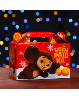 Подарочная коробка  "Чебурашка", 17,5 х 7 х 10,5 см арт. СМЛ-273735-1-СМЛ0009766830