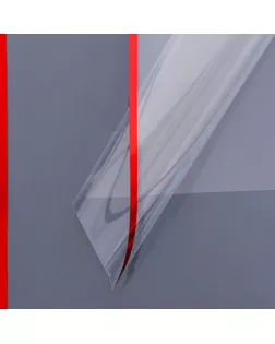 Пленка для цветов с тиснением, 50х57см, кант красный арт. СМЛ-259258-1-СМЛ0009771465