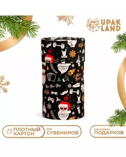 Коробка "Дед мороз" завальцованная без окна 8 х 14,5 см арт. СМЛ-259841-1-СМЛ0009804703