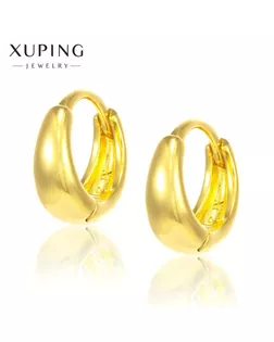 Серьги-кольца XUPING объём, d=1,1 см, цвет золото арт. СМЛ-260776-1-СМЛ0009879032