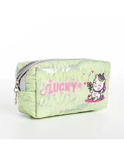 Косметичка дорожная на молнии, цвет зелёный арт. СМЛ-261043-2-СМЛ0009889389