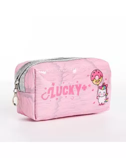 Косметичка дорожная на молнии, цвет розовый арт. СМЛ-261043-3-СМЛ0009889390