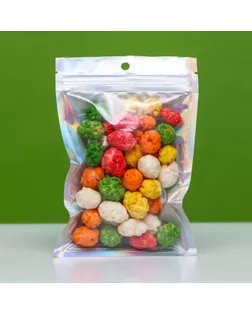 Пакет Zip-lock ПЭТ, иридисцентный, со сплошным окном, плоский, еврослот 10 х 15 см арт. СМЛ-262770-1-СМЛ0009925724