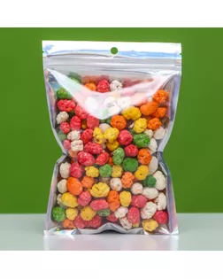 Пакет Zip-lock ПЭТ, иридисцентный, со сплошным окном, плоский, еврослот 15 х 22 см арт. СМЛ-262772-1-СМЛ0009925726