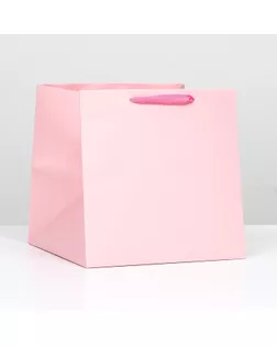 Пакет под торт 30х30х30cm Розовый, 1шт арт. СМЛ-276582-1-СМЛ0009935841