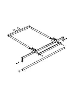 Подставка для подвеса утюга AKN-10D для столов снрии MP/A-R, MP/A-S и MP/A-RS. арт. ТМ-491-1-ТМ0652995