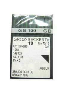 Игла Groz-beckert UYx128 GBS FG/SUK № 120/19 арт. ТМ-6128-1-ТМ-0010557