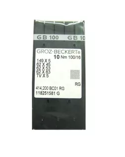 Купить Иглы для промышленных швейных машин Игла Groz-Beckert TVx5 № 100/16 арт. ТМ-6303-1-ТМ-0015317 оптом в Йошкар-Оле