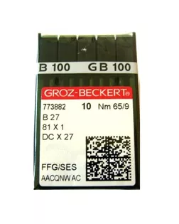 Игла Groz-beckert DCx27 FFG/SES (Bx27FFG) № 70/10 арт. ТМ-6458-1-ТМ-0018058