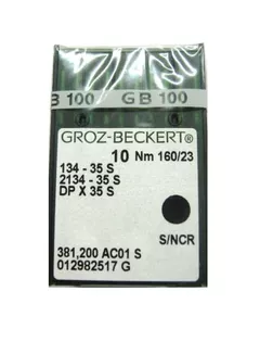 Игла Groz-beckert DPx35 S (134x35 S) № 120/19 арт. ТМ-6480-1-ТМ-0018080