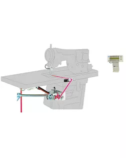 RACING MC М8B Программируемое устройство подачи эластичной тесьмы снизу арт. ТМ-6734-1-ТМ-0021519