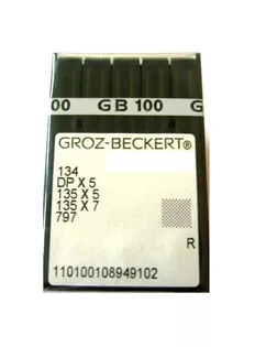 Игла Groz-beckert DPx5 (134) № 65/9 арт. ТМ-6940-1-ТМ-0024736