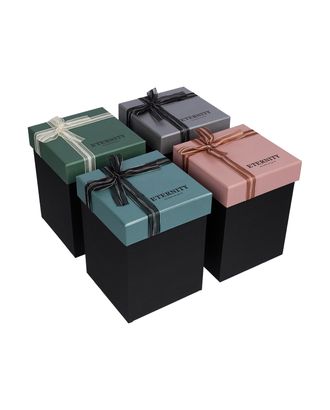 "Stilerra" YBOX-S22-1 Коробка подарочная 12.5 x 12.5 x 16.5 см 4 шт. арт. ГММ-116301-1-ГММ122979826824