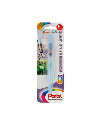 Кисть синтетика "Pentel" Кисть с резервуаром Aquash Brush в блистере круглая 12 шт короткая ручка арт. ГММ-109868-1-ГММ068868632784
